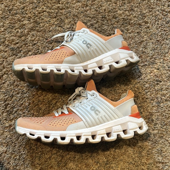 On Cloud Running Cloudswift Orange sneakers women’s 8.5 - Picture 2 of 6